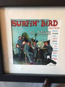 lot 34 image: The Trashmen Surfin Bird Framed ArtCD and Cover