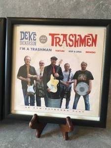 lot 36 image: Two The Trashmen Framed ArtAlbum Covers
