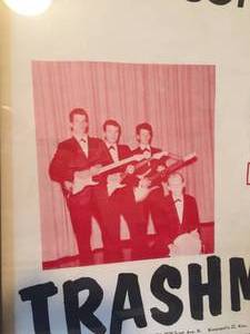lot 15 image: Here Comes The Exciting Trashmen Framed Poster