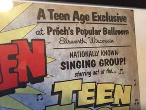 lot 17 image: The Trashmen A Teen Age Exclusive Framed Poster