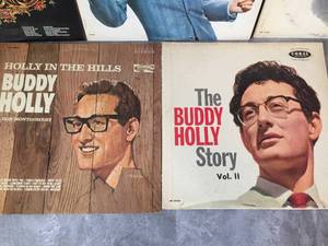 lot 65 image: Five Vintage Buddy Holly Record Albums