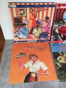 lot 67 image: Six Vintage Rock and Roll Record Albums