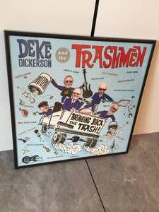 lot 80 image: The Trashmen Bringing Back The Trash Framed Art