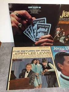 lot 93 image: Six Jerry Lee Lewis Record Albums
