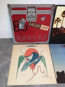 lot 96 image: Six Vintage Eagles Record Albums
