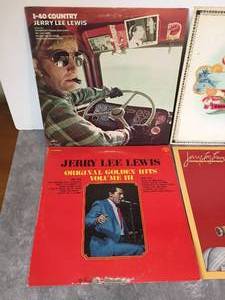 lot 89 image: Jerry Lee Lewis Vintage Album Lot