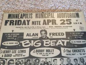lot 116 image: Minneapolis Municipal Auditorium Framed Concert Photo