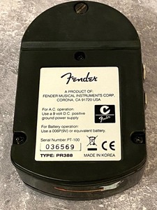lot 123 image: Fender PT-100 Tuner Pedal