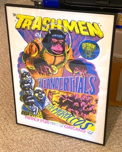 lot 43 image: The Trashmen Concert Poster by Sampson Numbered 57 of 110