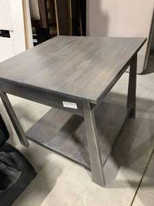 AMISH MADE NIGHT STANDEND TABLE, NEEDS A LITTLE WORK