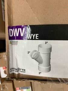 DWV WYE PVC FITTING