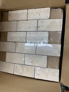 TUMBLED CHIARO BRICK MOSAICS TILE