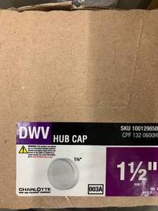 DWV HUB CAP 1 12