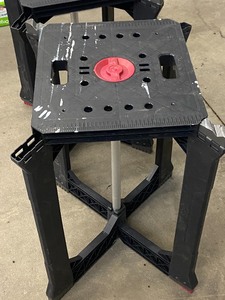 lot 11 image: Lot Of (2) Portable Folding Work Stands