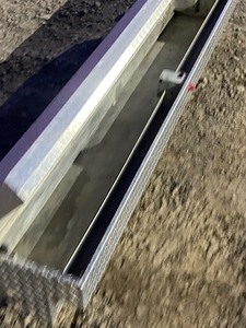 WeatherGuard 8ft Diamond Plate Aluminum Bed-Rail Toolbox