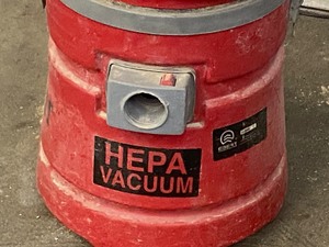Commercial HEPA-Filtered Vac System