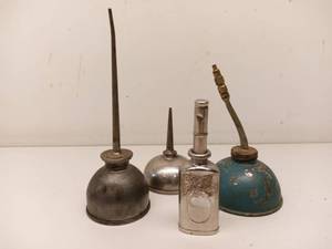 lot 41 image: Vintage Oil Cans