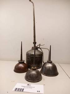 lot 44 image: Vintage Oil Cans