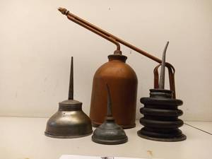 lot 46 image: Vintage Oil Cans
