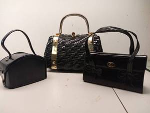 lot 51 image: 3 Rare Vintage 1950s Purses