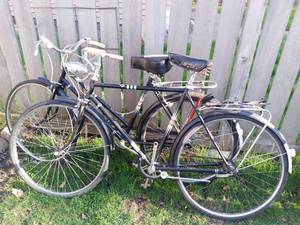 lot 21 image: 1960s Sears His & Hers Vintage Bikes