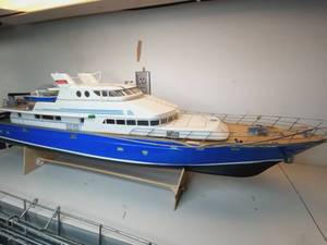 lot 91 image: Hand Made Model Ship