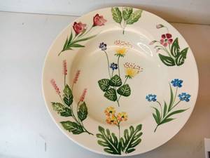 lot 96 image: Hand Painted Italian Bowl Vintage Hand Painted by Ancona