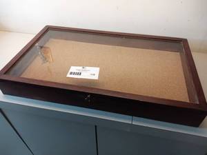 lot 110 image: Wooden Glass Box