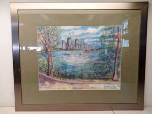 lot 140 image: Custom Framed Print by Dick Maw