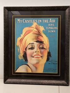 lot 145 image: 1919 Custom Framed Original Sheet Music
