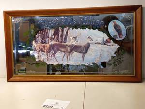 lot 151 image: Pabst Blue Ribbon mirror