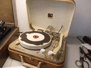lot 172 image: Vintage Record Players For DecorParts