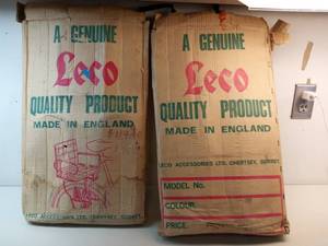 lot 185 image: 2 Vintage 1970s Deadstock Leco Bicycle Carseats