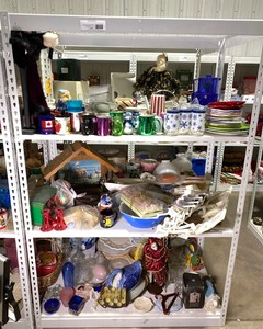 lot 2 image: Contents of One Shelving Unit (3 shelves)