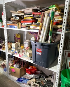 lot 12 image: Contents of One Shelving Unit (3 shelves)