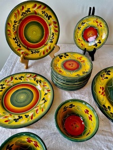 lot 111 image: Tabletops Gallery and Corsica Home Dinnerware