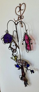 lot 133 image: Sensational Stained Glass Wall Art