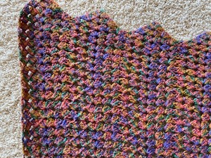 lot 170 image: Small Afghan Throw