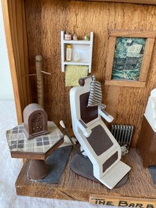 lot 186 image: The Barber Mini SceneDiorama