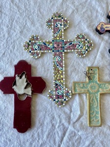 lot 189 image: Five Decorative Crosses