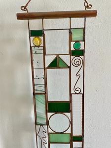 lot 333 image: Awesome Stained Glass Window Art