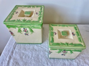 lot 267 image: Sweet Canisters and Decorative Basket