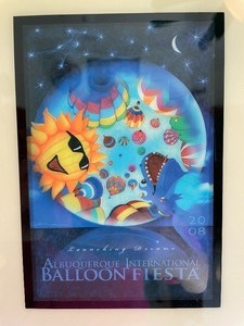 lot 336 image: Hot Air Balloon Art Tiles