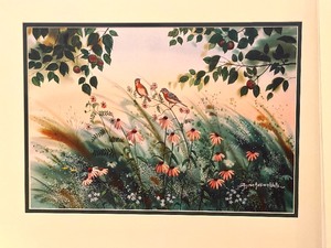 lot 16 image: Two Beautiful Watercolor Paintings