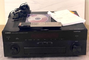 lot 61 image: Yamaha Receiver (RX-A830) and Remote