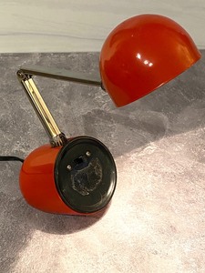 lot 70 image: Petite Orange Vintage Desk Lamp