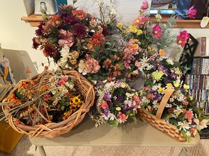 lot 72 image: An Array of Faux Floral Arrangements