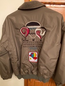 lot 88 image: Columbia Zip Up Jacket with Hot Air Balloon Decorative Patches