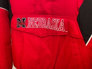 lot 213A image: Starter Brand Nebraska Huskers Pullover Jacket