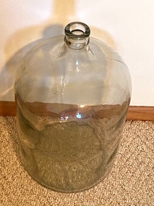 lot 254 image: Large Glass Six Gallon Bottle